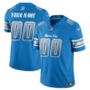 Detroit Lions Fangear Edition Vapor Custom Jersey - All Stitched - Blue