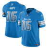 Detroit Lions Jared Goff Fangear Edition Vapor Jersey - All Stitched - Blue