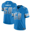 Detroit Lions Penei Sewell Fangear Edition Vapor Jersey - All Stitched - Blue