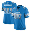 Detroit Lions Motor City Fangear Edition Vapor Jersey - All Stitched - Blue
