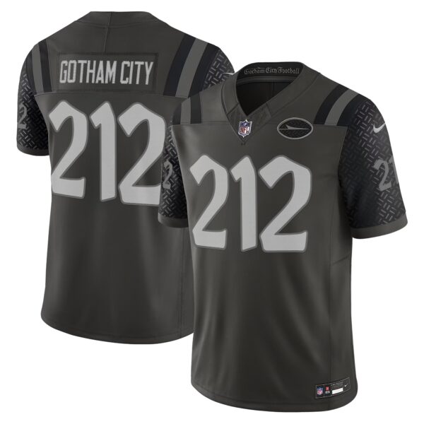 New York Jets Gotham City 212 2025 Rivalries Vapor Limited Jersey - All Stitched