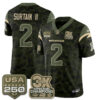 Denver Broncos Patrick Surtain II 2026 Salute to Service Edition Vapor Jersey - All Stitched - Camo