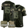 Denver Broncos Nik Bonitto 2026 Salute to Service Edition Vapor Jersey - All Stitched - Camo