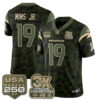Denver Broncos Marvin Mims Jr. 2026 Salute to Service Edition Vapor Jersey - All Stitched - Camo