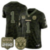 Las Vegas Raiders Team 2026 Salute to Service Edition Vapor Jersey - All Stitched - Camo