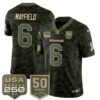 Tampa Bay Buccaneers Baker Mayfield 2026 Salute to Service Edition Vapor Jersey - All Stitched - Camo