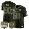 Tampa Bay Buccaneers Vita Vea 2026 Salute to Service Edition Vapor Jersey - All Stitched - Camo