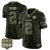Tennessee Titans Tyjae Spears 2026 Salute to Service Edition Vapor Jersey - All Stitched - Camo