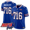 Buffalo Bills Queen City 716 2026 Bills Mafia Patch Vapor Limited Jersey - All Stitched - Royal