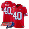 Buffalo Bills Von Miller 2026 Bills Mafia Patch Vapor Limited Jersey - All Stitched - Red