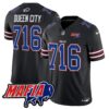 Buffalo Bills Queen City 716 2026 Bills Mafia Patch Vapor Limited Jersey - All Stitched - Black