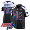 Buffalo Bills Queen City 716 2026 Bills Mafia Patch Vapor Limited Jersey - All Stitched - Black Alternate