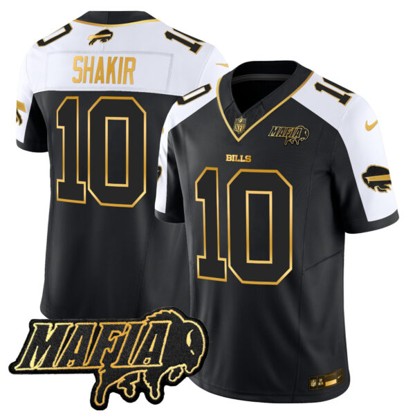 Buffalo Bills Khalil Shakir 2026 Bills Mafia Patch Vapor Limited Jersey - All Stitched - Alternate