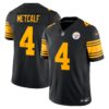 Pittsburgh Steelers DK Metcalf Vapor Limited Jersey - All Stitched - Black Alternate