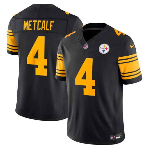Pittsburgh Steelers DK Metcalf Vapor Limited Jersey - All Stitched - Black Alternate