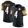 Pittsburgh Steelers DK Metcalf Vapor Limited Jersey - All Stitched - Black
