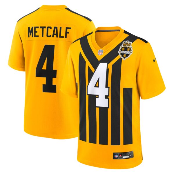 Pittsburgh Steelers DK Metcalf 1933 Throwback Game Jersey - Gold
