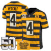 Pittsburgh Steelers DK Metcalf Bumblebee 50th Terrible Towel Patch Vapor Limited Jersey - All Stitched