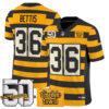 Pittsburgh Steelers Jerome Bettis Bumblebee 50th Terrible Towel Patch Vapor Limited Jersey - All Stitched