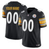 Pittsburgh Steelers Vapor Limited Custom Jersey - All Stitched - Black