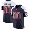 Houston Texans Color Rush Legend Vapor Custom Jersey - All Stitched - Navy Alternate