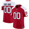 Houston Texans Color Rush Legend Vapor Custom Jersey - All Stitched - Red Alternate