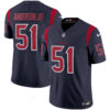 Houston Texans Will Anderson Jr. Color Rush Legend Vapor Jersey - All Stitched - Navy