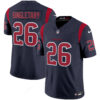 Houston Texans Devin Singletary Color Rush Legend Vapor Jersey - All Stitched - Navy