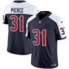 Houston Texans Dameon Pierce Color Rush Legend Vapor Jersey - All Stitched - Navy Alternate
