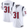 Houston Texans Dameon Pierce Color Rush Legend Vapor Jersey - All Stitched - White