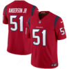 Houston Texans Will Anderson Jr. Color Rush Legend Vapor Jersey - All Stitched - Red