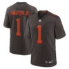 Cleveland Browns KC Concepcion Jr. Alternate Game Vapor Limited Jersey - All Stitched - Brown