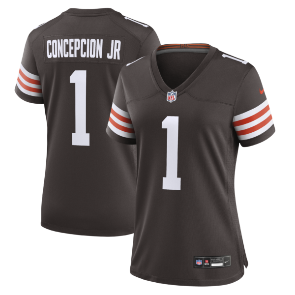 Women's Cleveland Browns KC Concepcion Jr. Game Vapor Limited Jersey - All Stitched - Brown