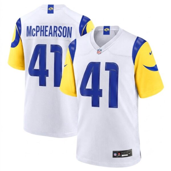 Los Angeles Rams Zech McPhearson Game Vapor Limited Jersey - All Stitched - White