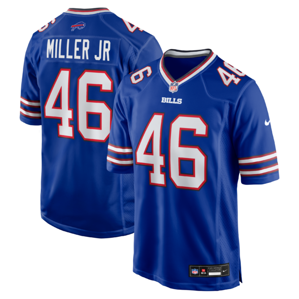 Buffalo Bills DJ Miller Jr. Game Vapor Limited Jersey - All Stitched - Royal