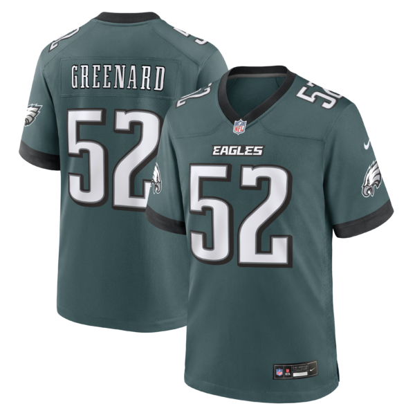 Philadelphia Eagles Jonathan Greenard Vapor Limited Jersey - All Stitched - Midnight Green