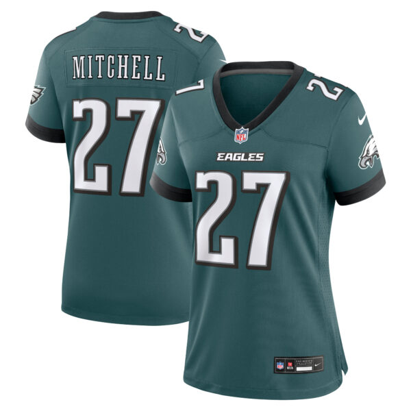 Women's Philadelphia Eagles Quinyon Mitchell Vapor Limited Jersey - All Stitched - Midnight Green