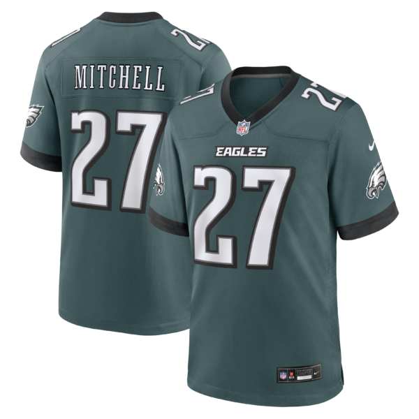 Philadelphia Eagles Quinyon Mitchell Vapor Limited Jersey - All Stitched - Midnight Green