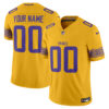 Minnesota Vikings Nordic Pattern Vapor Limited Custom Jersey - All Stitched - Gold