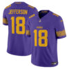 Minnesota Vikings Justin Jefferson Nordic Pattern Vapor Limited Jersey - All Stitched - Purple