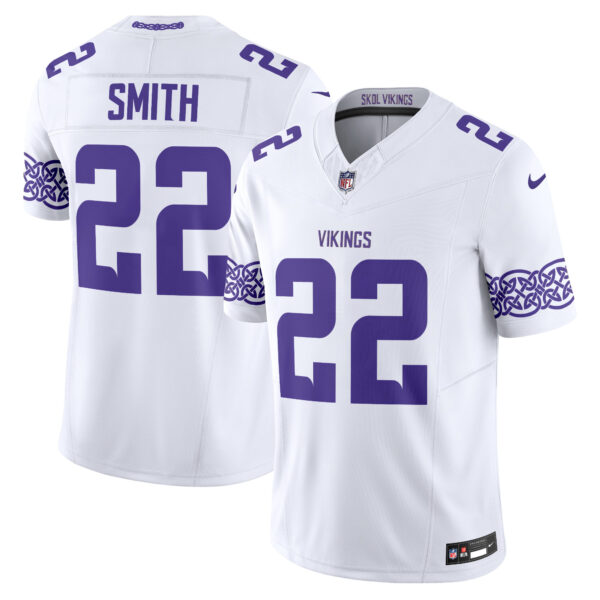 Minnesota Vikings Harrison Smith Nordic Pattern Vapor Limited Jersey - All Stitched - White