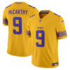 Minnesota Vikings J.J. McCarthy Nordic Pattern Vapor Limited Jersey - All Stitched - Gold