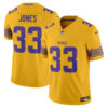 Minnesota Vikings Aaron Jones Nordic Pattern Vapor Limited Jersey - All Stitched - Gold