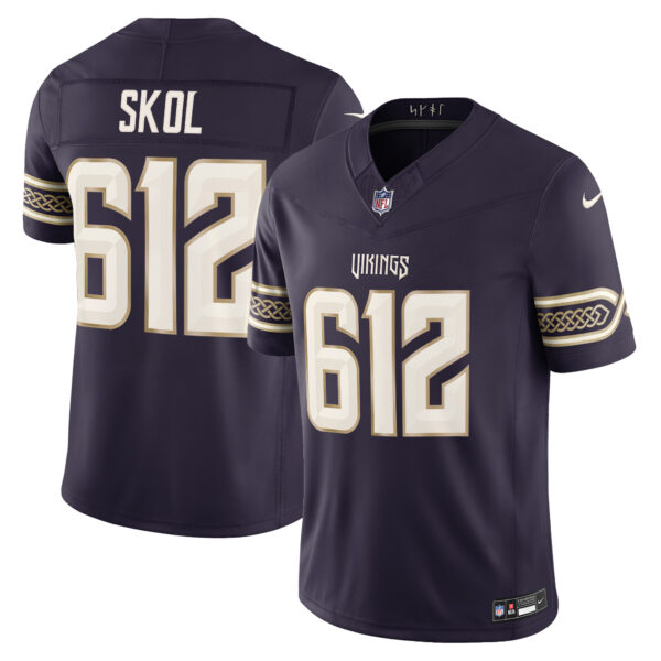 Minnesota Vikings Skol 612 2026 Rivalries Vapor Limited Jersey - All Stitched