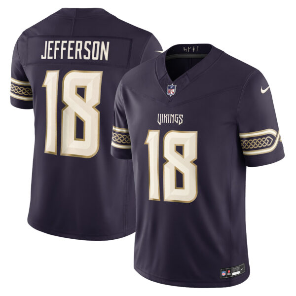 Minnesota Vikings Justin Jefferson 2026 Rivalries Vapor Limited Jersey - All Stitched