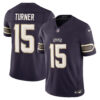 Minnesota Vikings Dallas Turner 2026 Rivalries Vapor Limited Jersey - All Stitched