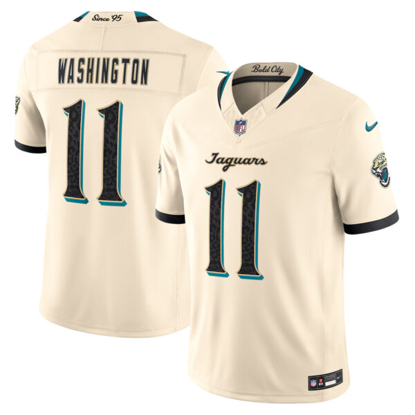 Jacksonville Jaguars Parker Washington 2026 Rivalries Vapor Limited Jersey - All Stitched