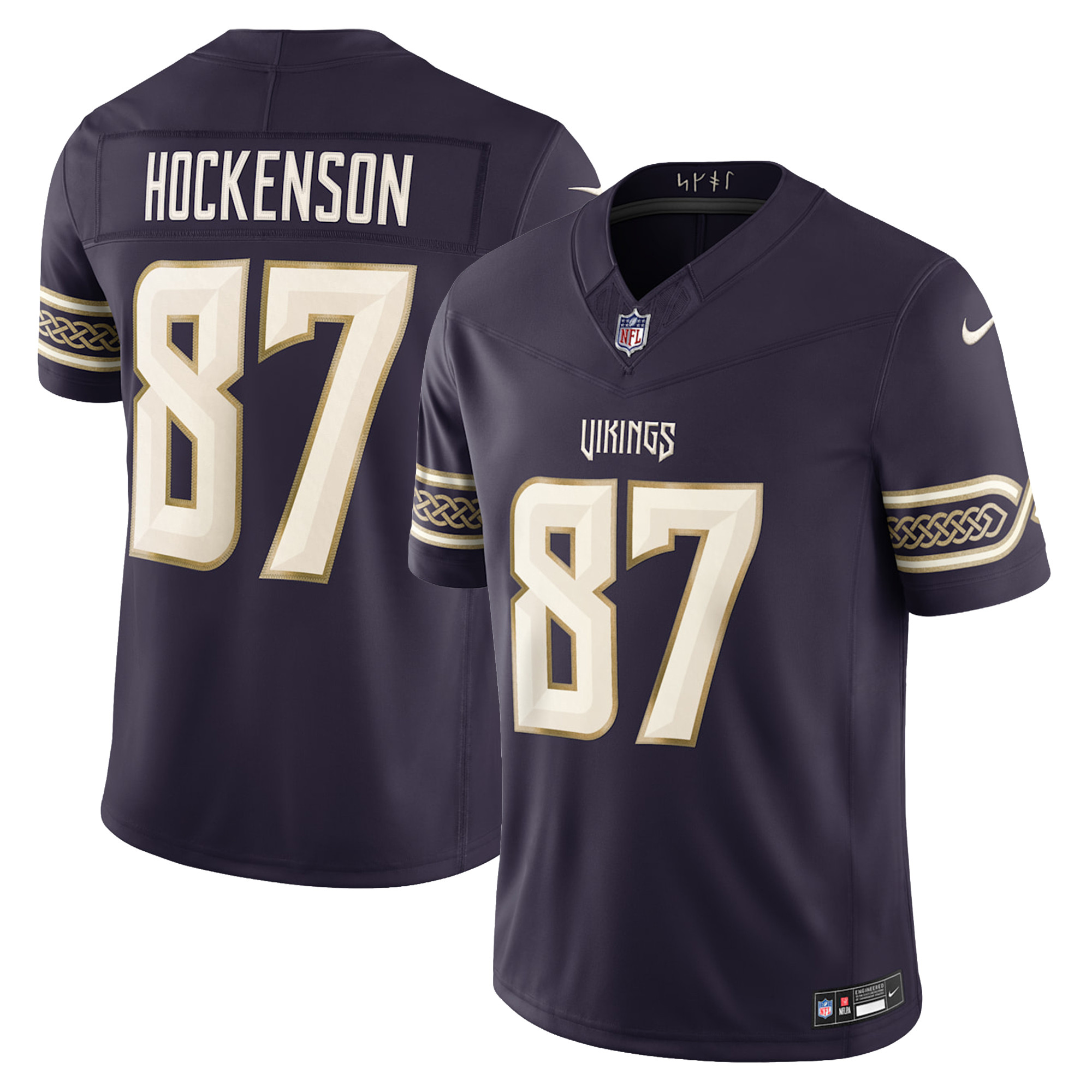 Minnesota Vikings T.J. Hockenson 2026 Rivalries Vapor Limited Jersey - All Stitched