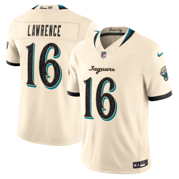 Jacksonville Jaguars Trevor Lawrence 2026 Rivalries Vapor Limited Jersey - All Stitched