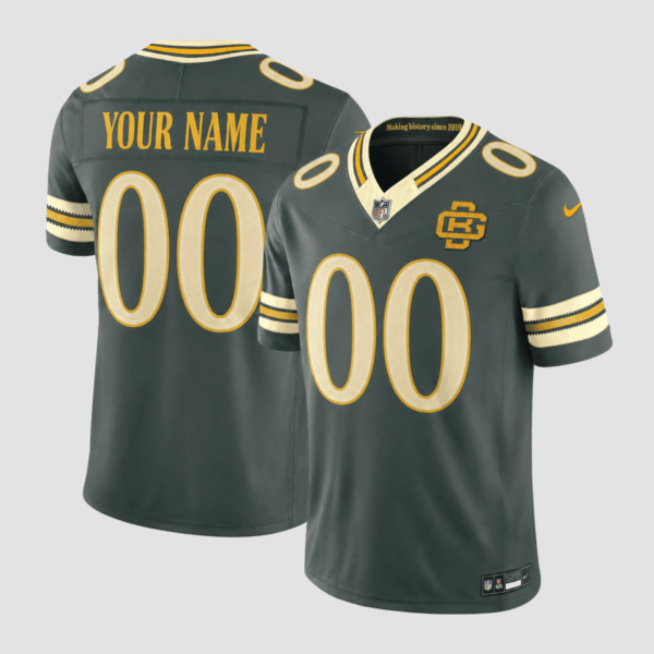 Green Bay Packers Rivalries Custom Vapor Limited Jersey - All Stitched
